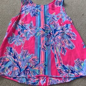 Lilly Pulitzer Iona silk top